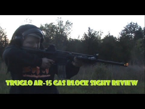 TruGlo AR-15 Lighted Fiber Optic Front Gas Block Sight Review