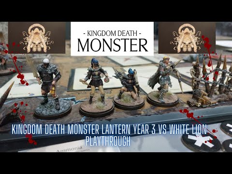 Kingdom Death Monster Lantern Year 3 vs White Lion Playthrough