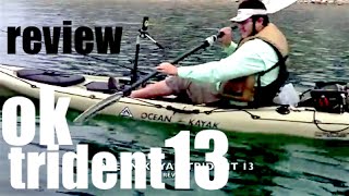 preview picture of video 'yakntexas- OCEAN KAYAK TRIDENT 13 ANGLER - REVIEW - KAYAK FISHING SHOW'