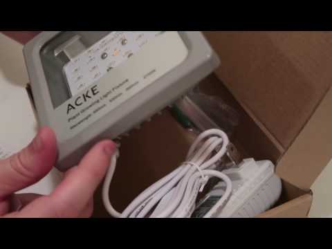 ACKE 12W LED Grow Light Review