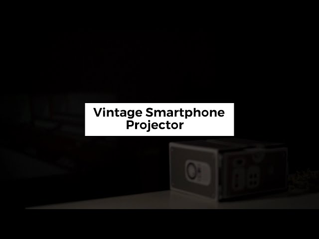 InnovaGoods Lumitor Proyector Vintage para Smartphone video