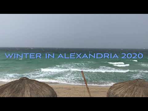 Winter in Alexandria at the beach 2020