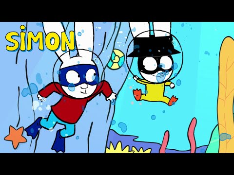 Capa de O submarino do Professor Wolf | Simon | Episódio 4ª Temporada | Desenhos animados para crianças