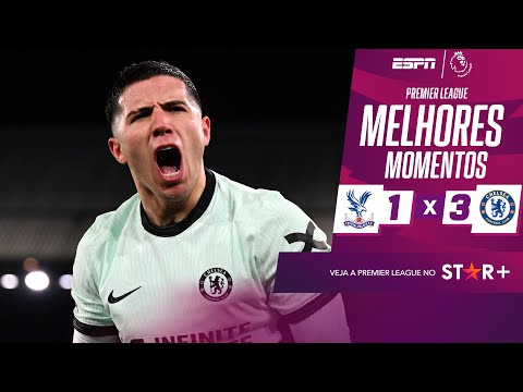 Gols e lances de Crystal Palace x Chelsea