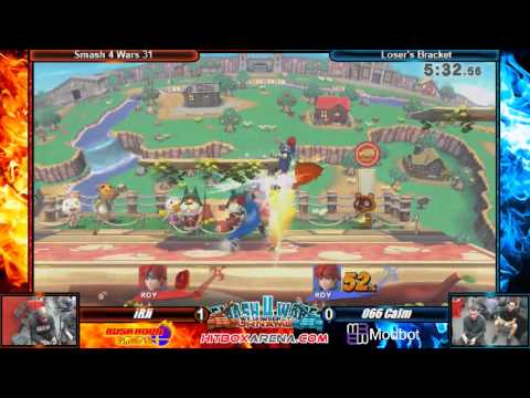 Smash 4 Wars #31 -  RJ (Yoshi, Roy) v Calm (Roy, Pikachu) Loser's Bracket