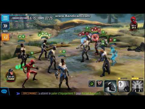 Ultimus VII Difficulty 5 - F5 Righteous Fury, with oldschool Synhumans (Marvel Strike Force)