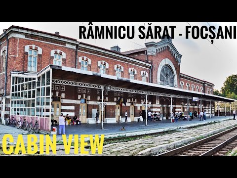 Train CABVIEW 🇷🇴 Ramnicu Sarat - Focsani (Romania) on M500 - locomotive driver's view