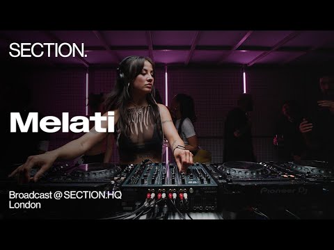 Melati | Techno & Trance DJ Set | SECTION. Week 7 | London | June 2025