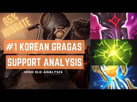 The BEST Korean Gragas Support Shows us How to CHUG Elo - Challenger Gragas Support Analysis S11
