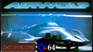 SHIT GAME TIME: AIRWOLF (C64 - Contains Swearing!)