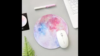 Galaxy Moon Mouse Pad