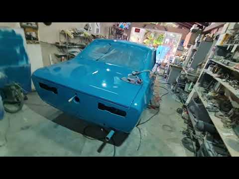 Preparation for applying varnish over PU paint... application of varnish over PU paint...