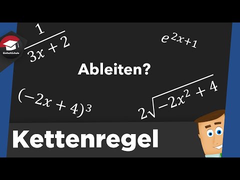 Derivative rule: Chain rule - examples - chain rule e function - chain rule simply explained!