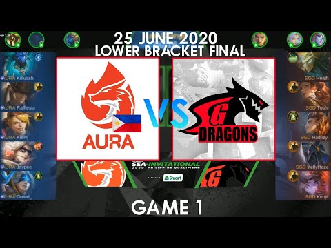 AURA PH VS SGD OMEGA - GAME 1 LOWER BRACKET FINAL | RAZER SEA-INVITATIONAL PHILIPPINE QUALIFIERS
