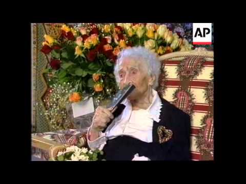 Jeanne Calment, the oldest verified person ever, in a news report on her death in 1997