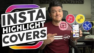 How To Make Instagram Story Highlight Covers | BEST TUTORIAL