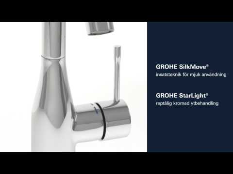 Tvättställsblandare Grohe Essence 32628 med Lyftventil