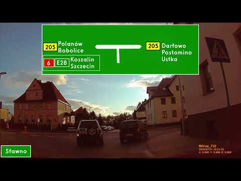 DK6, (S6), DW205: Słupsk Zachód - Darłowo