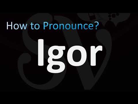 How to Pronounce Igor (Russian)