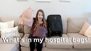 What's inside my hospital bags!| Fresh 48 photos