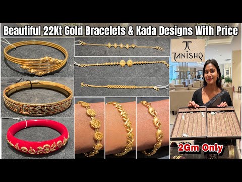 9%VA & 2Gm🔥Tanishq Gold Bracelet & Kada Designs| Lightweight Gold Bracelet| Single Bangle Designs|