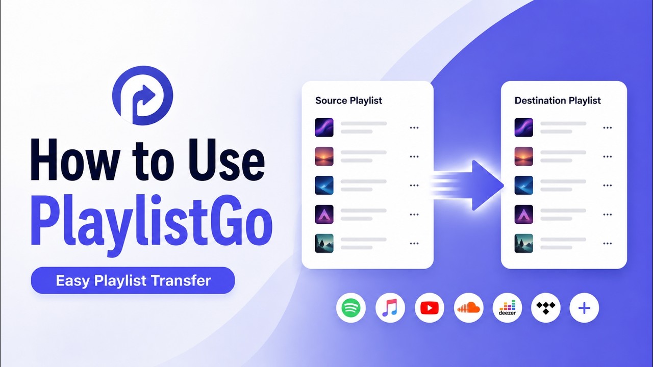 How to Transfer Large Playlists Fast Video Tutorial