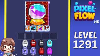 Pixel Flow Level 1291 Solution Walkthrough