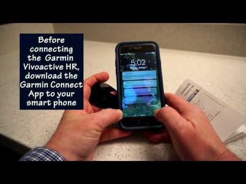 Unboxing and setting up the Garmin Vivoactive HR GPS Smart Watch