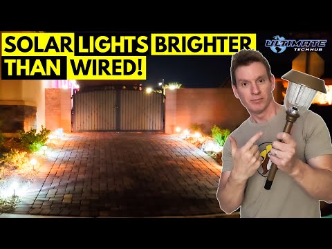BEST SOLAR LIGHTS REVIEW - VOLISUN SOLAR PATHWAY LIGHTS | SUPER BRIGHT