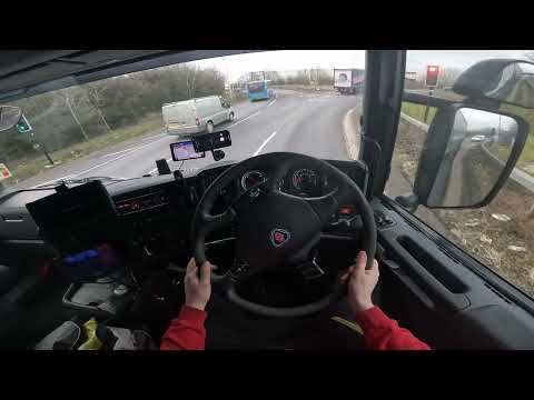 UK Scania R450 2018 - Cabin View + POV 4K