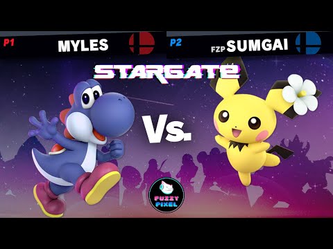 Sumgai (Pichu) vs Myles (Yoshi) - Winners Top 12 - Stargate #41