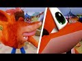 Crash Bandicoot Death Animations Comparison PS1 Vs N Sane Trilogy 1080p 60fps