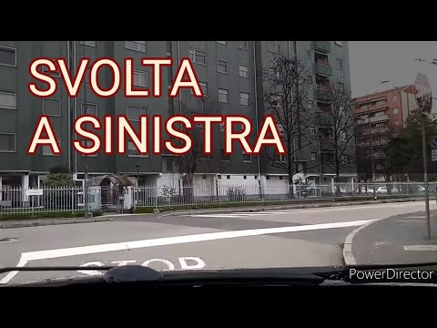 How to make a left turn - driving license test