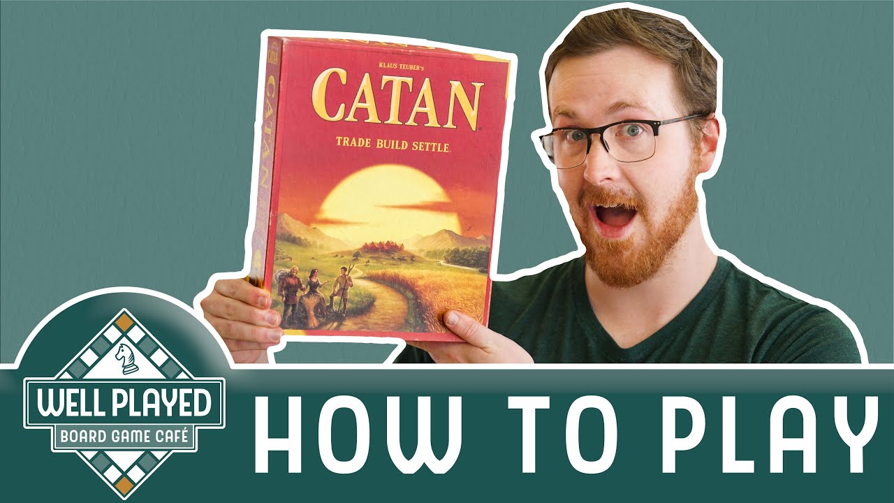 How to Play Settlers of Catan - Board Game Tutorial by Well Played Board Game Café