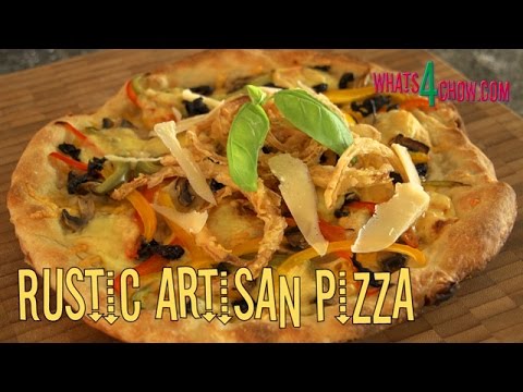 Rustic Gourmet Artisan Pizza. How to Make a Gourmet Artisan Pizza From Start to End.