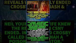 Neil Young's Ex-Wife Reveals What REALLY Ended Crosby, Stills, Nash &amp; Young #shorts #viral