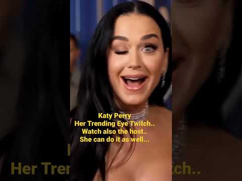 The Eye Twitch  of Katy Perry"Her Trending Talent"Katy Perry did it again! Watch!#shorts