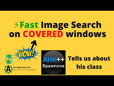 👀How to perform Fast image search on Covered windows w/Spawnova