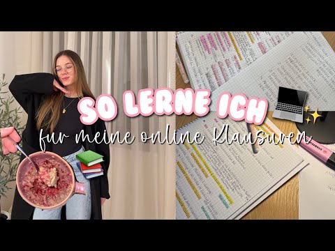 HOW I STUDY FOR ONLINE EXAMS | Hannah Theresa