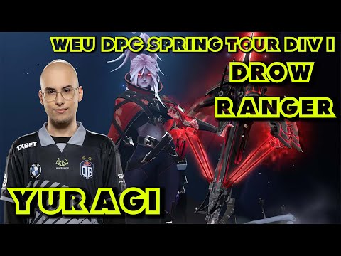 YURAGI Drow Ranger Safelane Carry OG vs Ooredoo THunders Game 3 WEU Spring Tour Division I