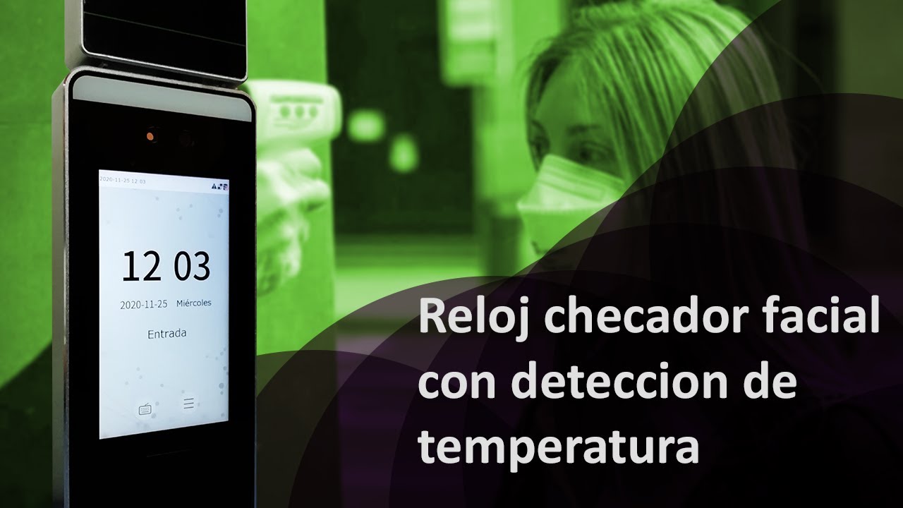 Control de acceso con lector de temperatura, rostro SpeedFace V5L TI ZKTeco