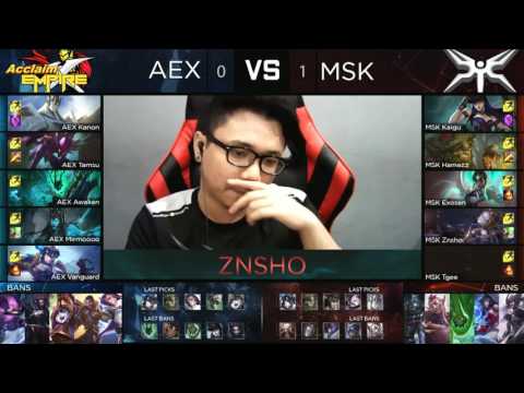 Pro Gaming Series 2017 Summer Split Week 3 Day 2 - AEX vs MSK Game 2/2