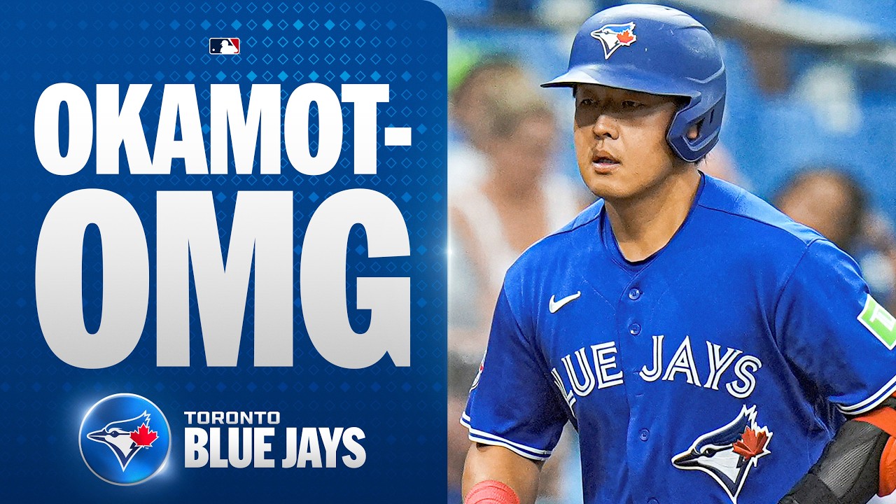 Kazuma Okamoto OBLITERATES a 107.3 MPH home run to give the Blue Jays an early lead! 🚀