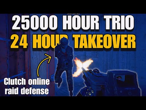 How a 25000 Hour Trio TAKEOVER a Server - Rust Console
