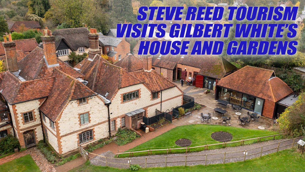 Steve Reed Tourism visits Gilbert White's House and Gardens