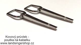 Kovový průvlek - poutka na kabelku