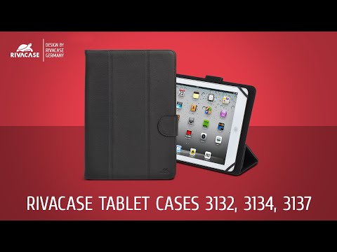 Planšetės dėklas SLEEVE 10.1" MALPENSA/3137 JUODAS RIVACASE video