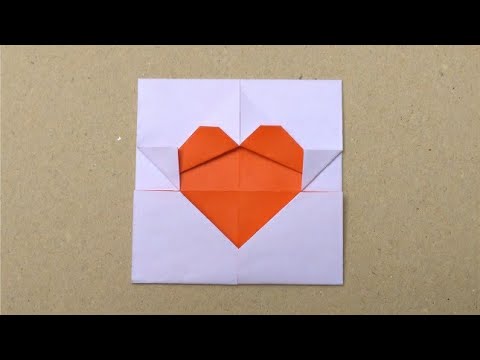 Cara Membuat Origami Hati Sederhana How To Make An Easy