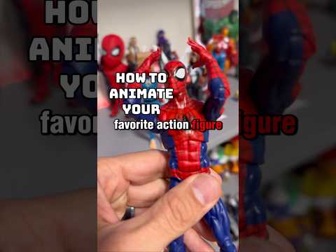 How to animate your Spider-Man action figures in 2025! #spiderman #shorts #stopmotion #animation