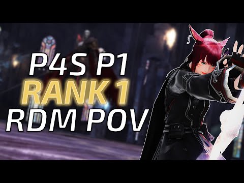 [FF14 6.05] P4S P1 RDM PoV - 5:49 - Rank 1 (9092.5 rDPS)